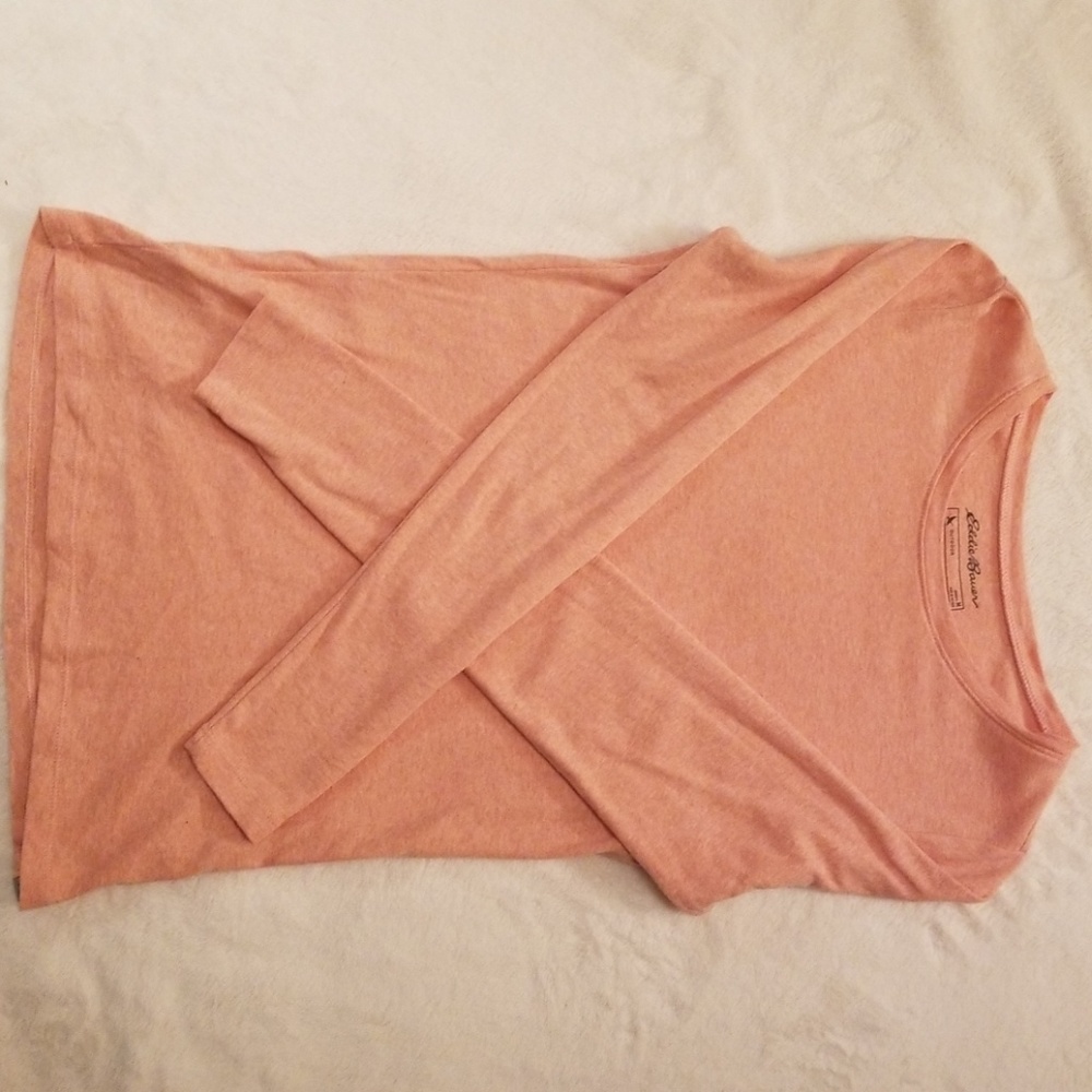 Pink long sleeved shirt